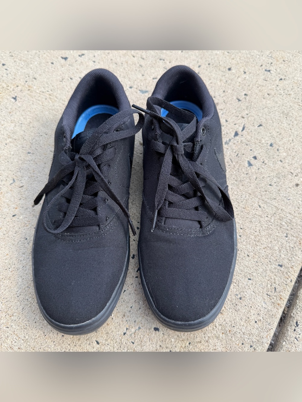 Women’s Nike SB Black Canvas Low-Top Sneakers
